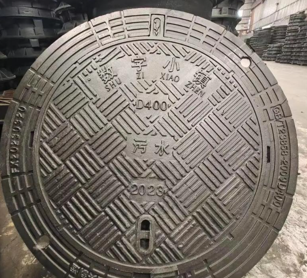 大茂镇球墨铸铁防沉降井盖展示